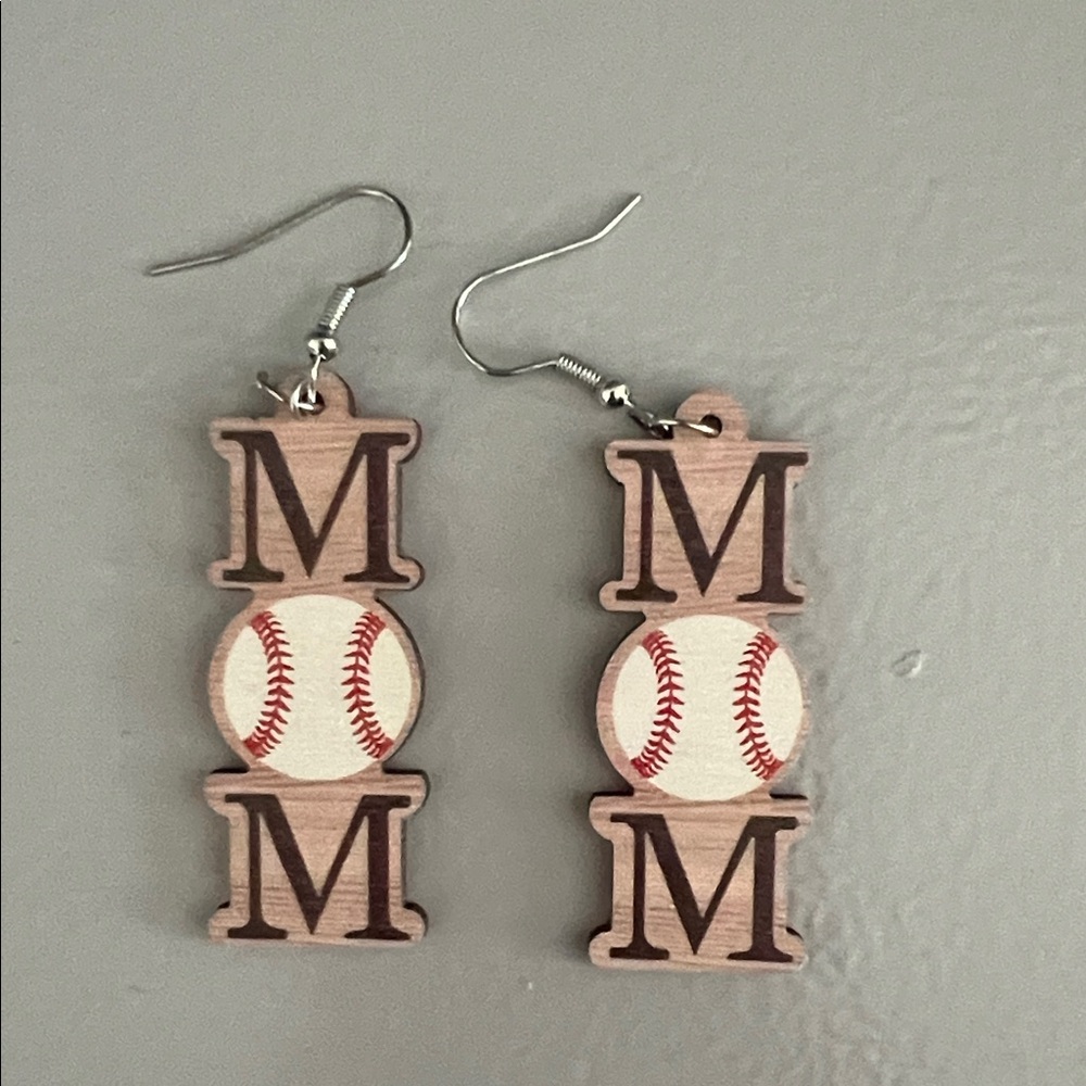 Baseball MOM Earrings